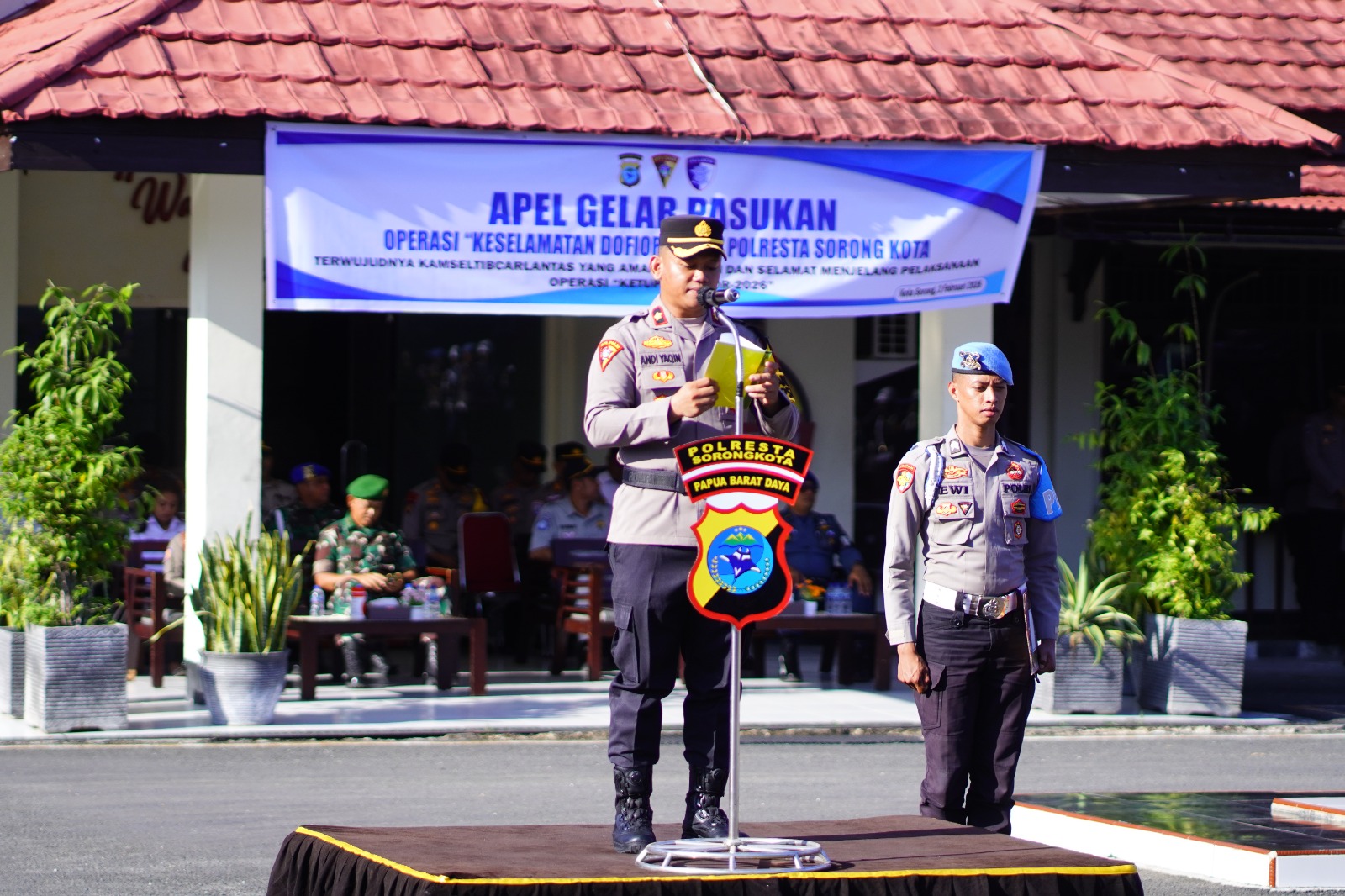 Polresta Sorong Kota Gelar Operasi Keselamatan Dofior 2026 untuk Tekan Angka Kecelakaan