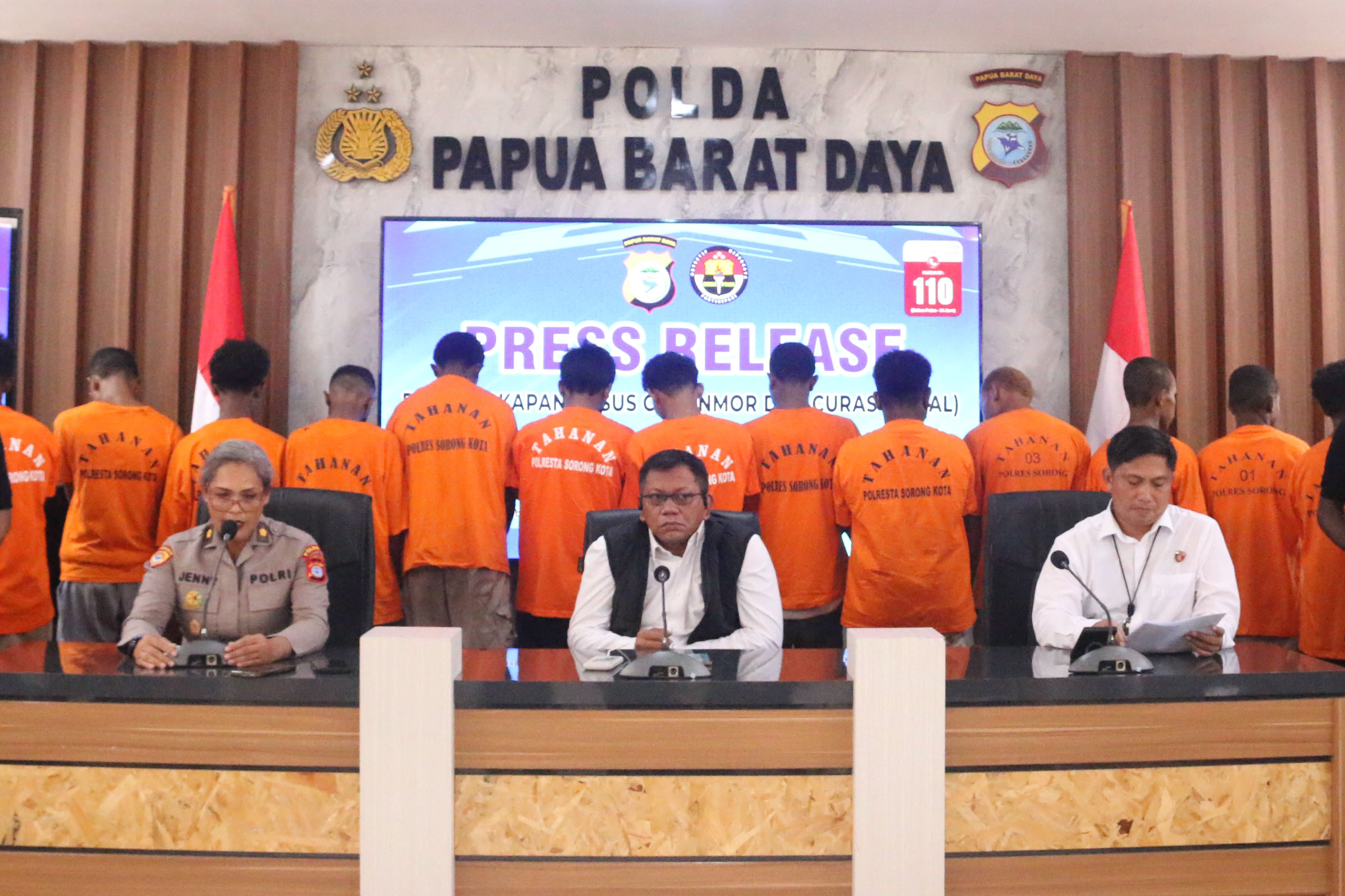 Gencarkan Patroli Gabungan, Polda Papua Barat Daya Sukses Bongkar Puluhan Kasus Curanmor