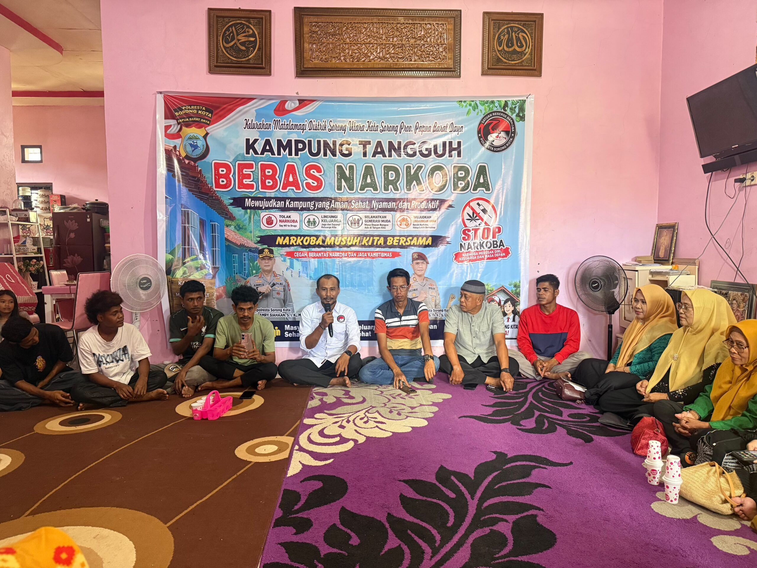 Pembentukan Kampung Tangguh Bebas Narkoba di Kelurahan Matamalagi, Wujud Komitmen Bersama Perangi Narkoba